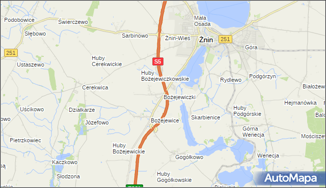 mapa Bożejewiczki, Bożejewiczki na mapie Targeo