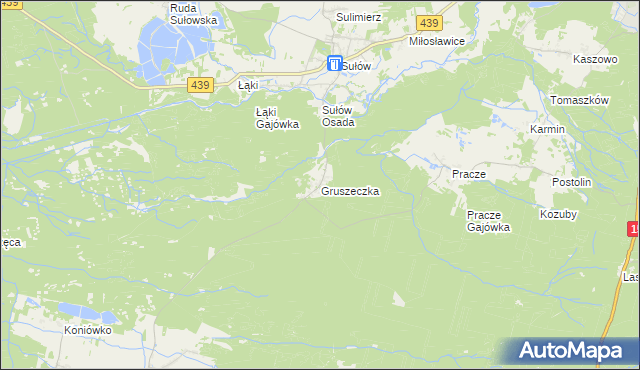 mapa Gruszeczka, Gruszeczka na mapie Targeo