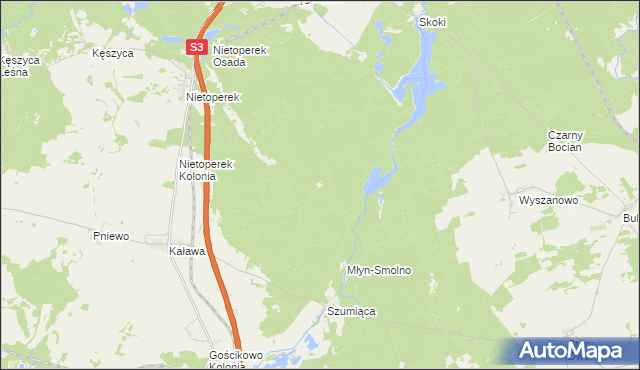 mapa Kaławka, Kaławka na mapie Targeo