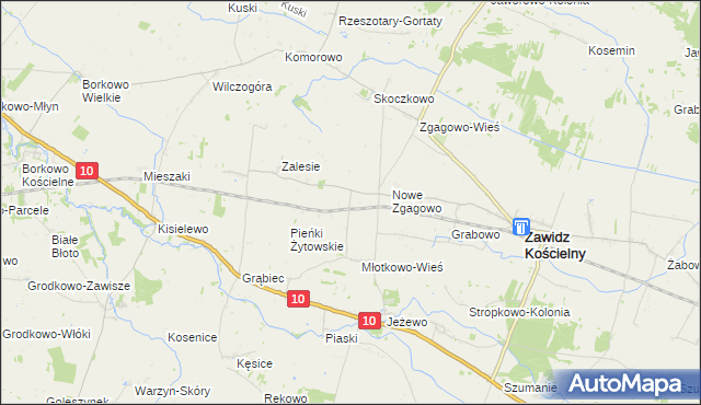 mapa Młotkowo-Kolonia, Młotkowo-Kolonia na mapie Targeo