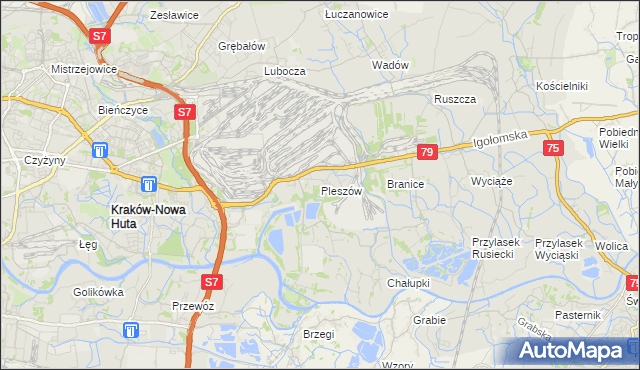 mapa Pleszów, Pleszów na mapie Targeo