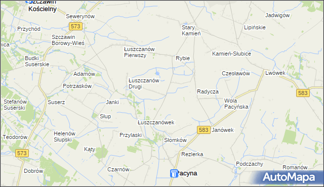 mapa Robertów, Robertów na mapie Targeo