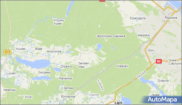 mapa Sendeń Duży, Sendeń Duży na mapie Targeo