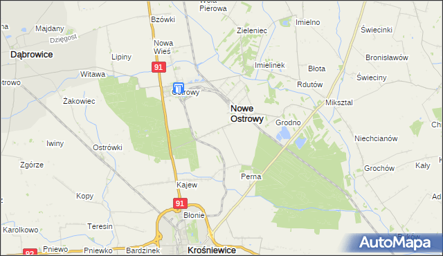 mapa Wołodrza, Wołodrza na mapie Targeo