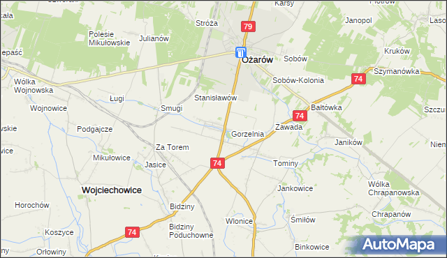 mapa Wyszmontów, Wyszmontów na mapie Targeo