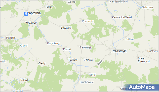 mapa Tarkówek, Tarkówek na mapie Targeo