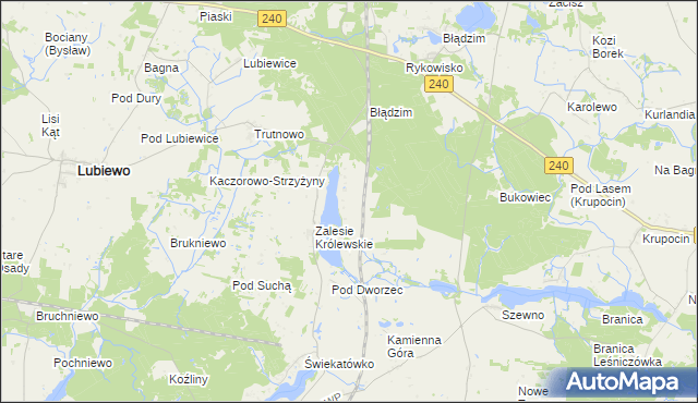 mapa Lipienica gmina Świekatowo, Lipienica gmina Świekatowo na mapie Targeo