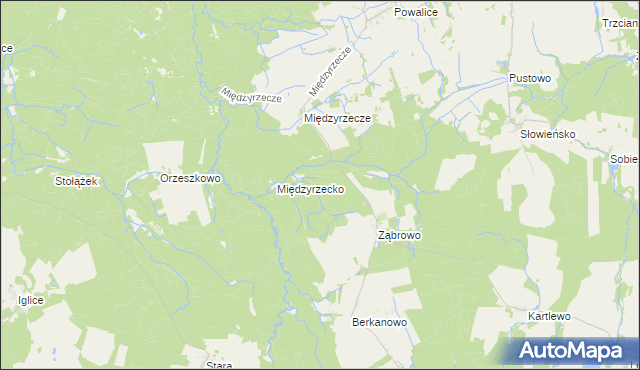 mapa Głuszkowo, Głuszkowo na mapie Targeo