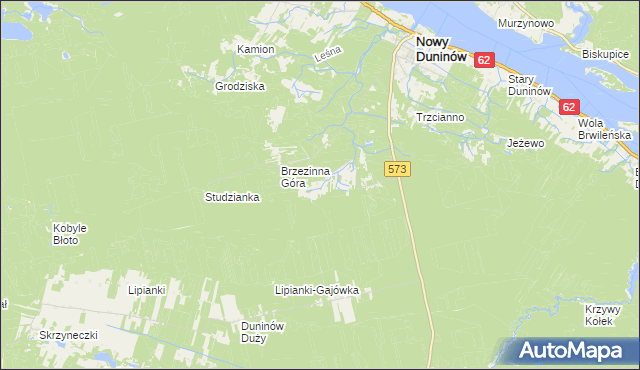 mapa Środoń, Środoń na mapie Targeo