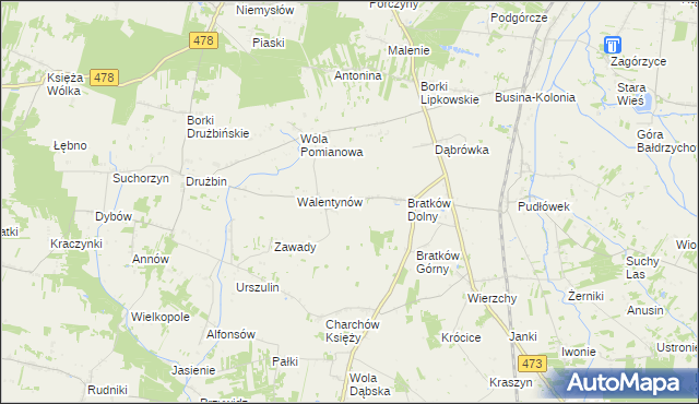 mapa Charchów Pański, Charchów Pański na mapie Targeo