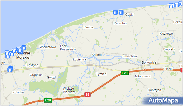 mapa Kładno, Kładno na mapie Targeo