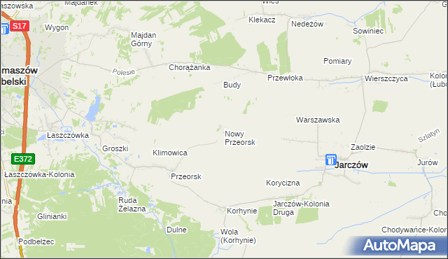 mapa Nowy Przeorsk, Nowy Przeorsk na mapie Targeo