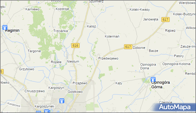 mapa Przedwojewo, Przedwojewo na mapie Targeo