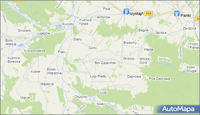 mapa Siekierowizna, Siekierowizna na mapie Targeo