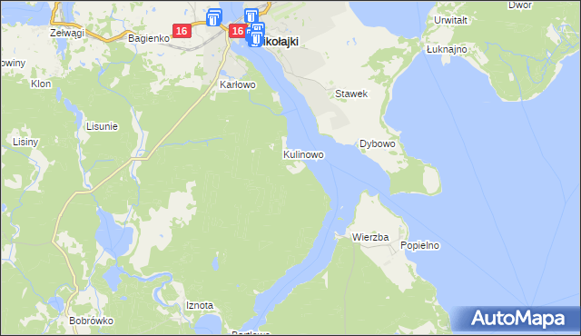 mapa Śniardewno, Śniardewno na mapie Targeo