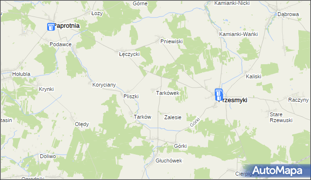 mapa Tarkówek, Tarkówek na mapie Targeo