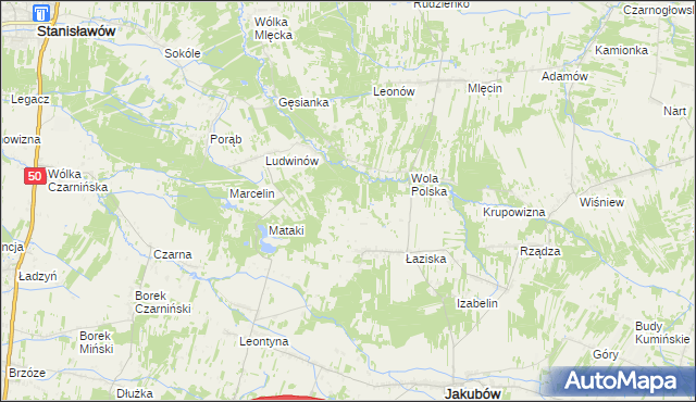 mapa Tymoteuszew, Tymoteuszew na mapie Targeo