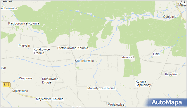 mapa Ubrodowice, Ubrodowice na mapie Targeo
