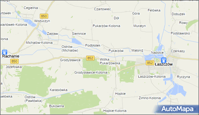 mapa Wólka Pukarzowska, Wólka Pukarzowska na mapie Targeo