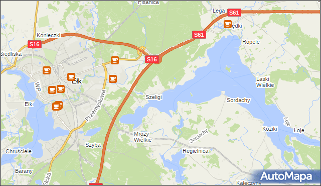 mapa Buczki gmina Ełk, Buczki gmina Ełk na mapie Targeo