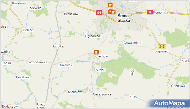 mapa Ciechów, Ciechów na mapie Targeo
