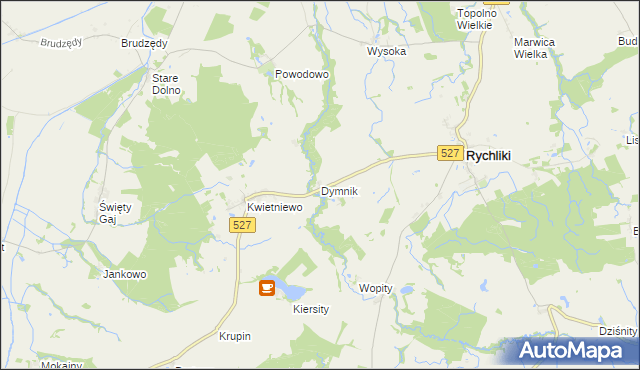 mapa Dymnik, Dymnik na mapie Targeo