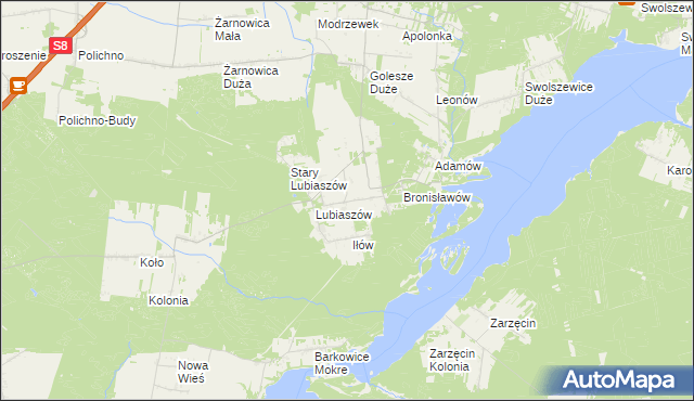 mapa Golesze Małe, Golesze Małe na mapie Targeo