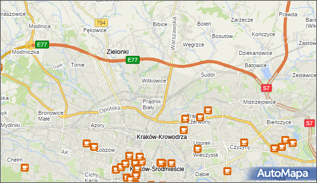 mapa Górka Narodowa, Górka Narodowa na mapie Targeo