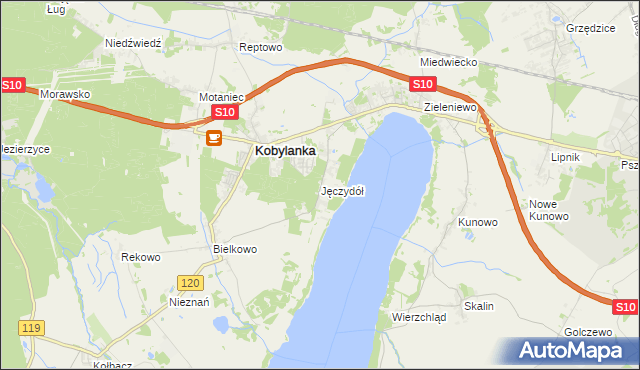 mapa Jęczydół, Jęczydół na mapie Targeo