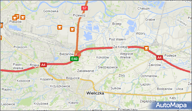 mapa Kokotów, Kokotów na mapie Targeo