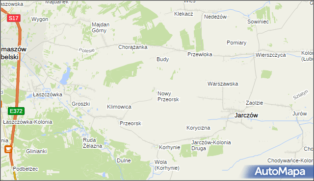 mapa Nowy Przeorsk, Nowy Przeorsk na mapie Targeo