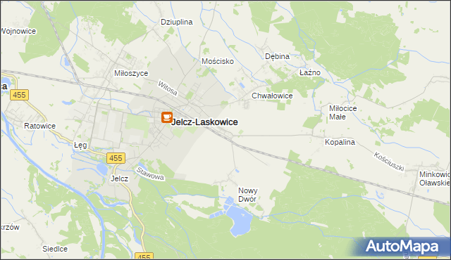 mapa Piekary gmina Jelcz-Laskowice, Piekary gmina Jelcz-Laskowice na mapie Targeo