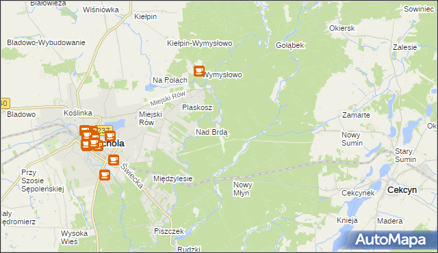 mapa Plaskosz, Plaskosz na mapie Targeo