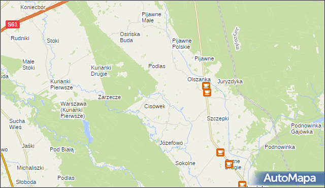 mapa Podkrólówek, Podkrólówek na mapie Targeo