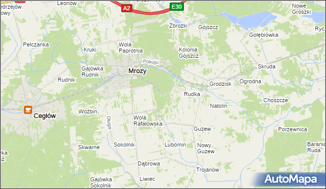 mapa Rudka-Sanatorium, Rudka-Sanatorium na mapie Targeo