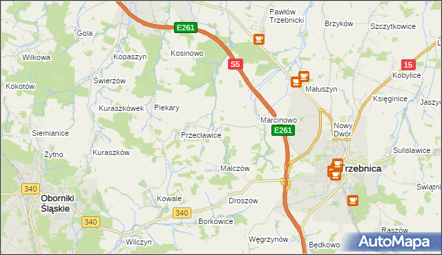 mapa Rzepotowice, Rzepotowice na mapie Targeo