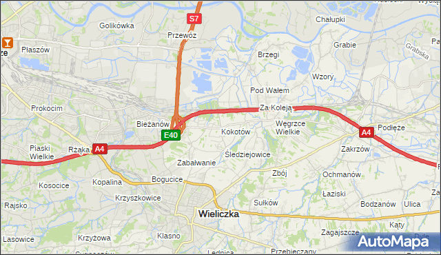 mapa Kokotów, Kokotów na mapie Targeo