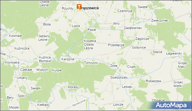 mapa Sokolenie, Sokolenie na mapie Targeo