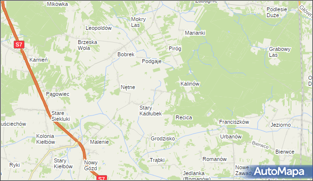 mapa Nowy Kadłubek, Nowy Kadłubek na mapie Targeo