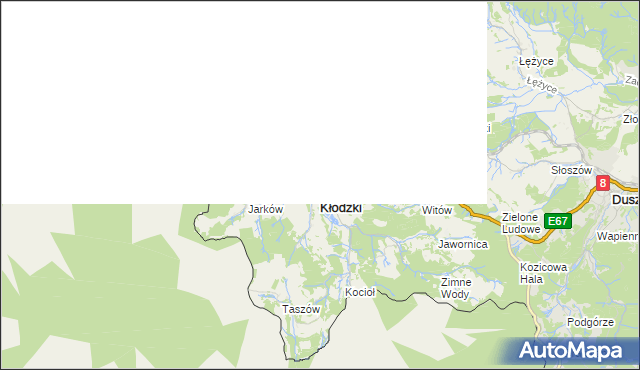 mapa Lewin Kłodzki, Lewin Kłodzki na mapie Targeo