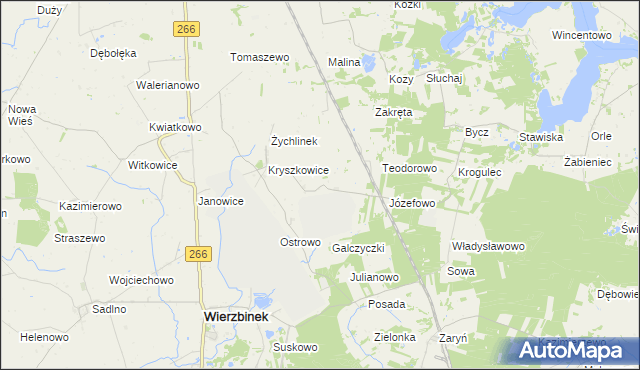 mapa Galczyce, Galczyce na mapie Targeo