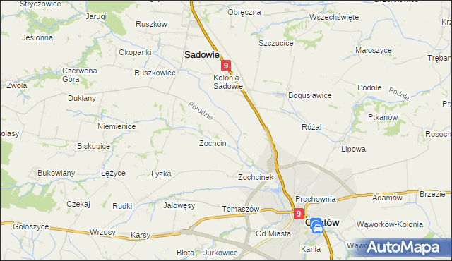 mapa Porudzie, Porudzie na mapie Targeo