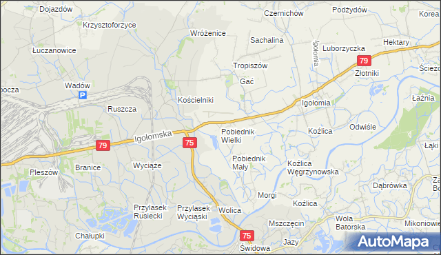 mapa Pobiednik Wielki, Pobiednik Wielki na mapie Targeo