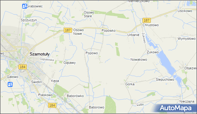 mapa Wychowaniec, Wychowaniec na mapie Targeo