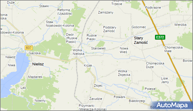 mapa Deszkowice-Kolonia, Deszkowice-Kolonia na mapie Targeo