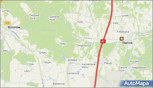 mapa Drogobycza, Drogobycza na mapie Targeo