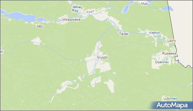 mapa Gruszki, Gruszki na mapie Targeo