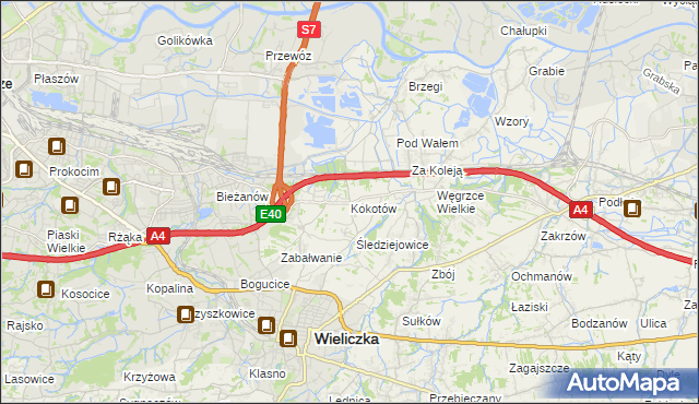 mapa Kokotów, Kokotów na mapie Targeo