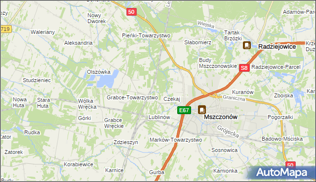 mapa Marków-Świnice, Marków-Świnice na mapie Targeo