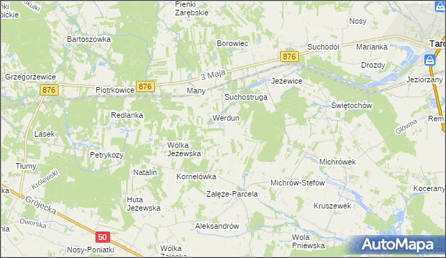 mapa Bystrzanów, Bystrzanów na mapie Targeo